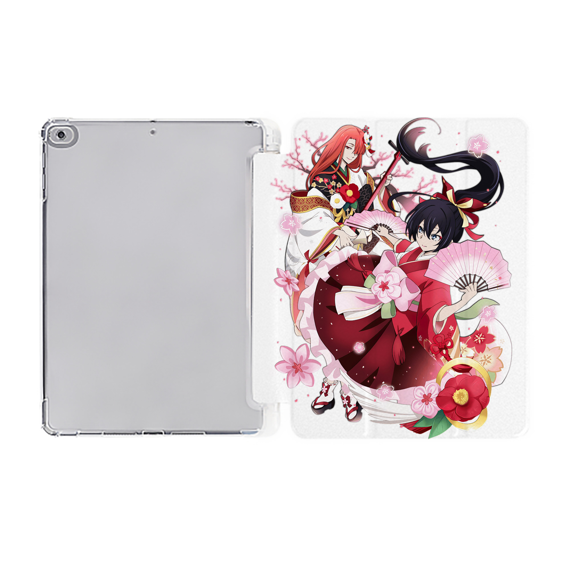 （画像用） 文豪ストレイドッグス Bungo Stray Dogs IPad ケース ペン収納付き 三つ折りスタンド PUレザー×シリコン 対応機種9.5/10.5/10.9インチ